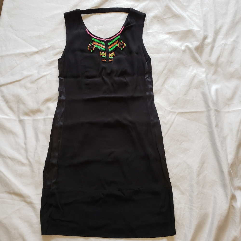 Sandro Black Sequin Dress - Size 1